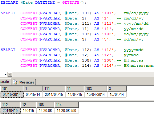 convert string to date in sql