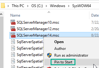 Sql Server 構成マネージャー Sql Server Configuration Manager の起動方法 Microsoft Sql Server 入門 Sql Server 入門