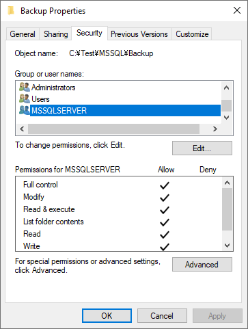 SQL Server - メンテナンスクリーンアップタスクでファイルが削除されない時の対処方法 10