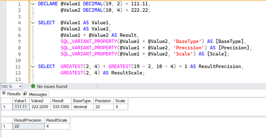 SQL Server の有効桁数 (precision) と 小数点以下桁数 (scale) について 1