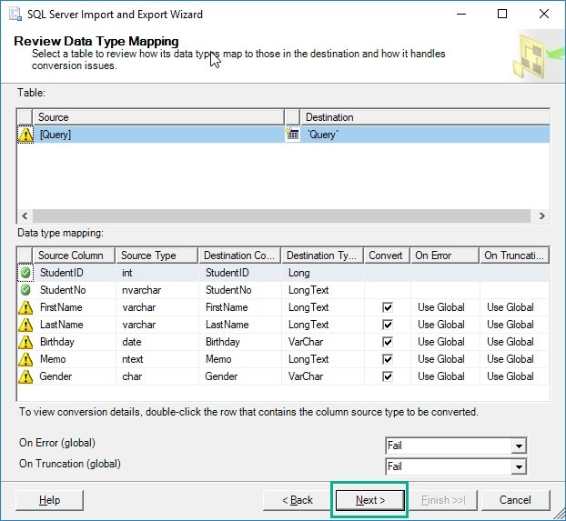 SQL Server Management Studio 改行入りのデータを Excel にエクスポートする Microsoft