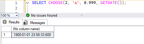 CHOOSE 関数の使い方 3