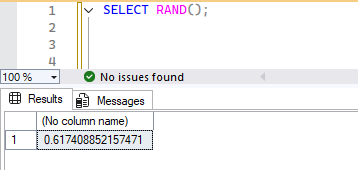 RAND 関数の使い方:乱数を生成する方法 1