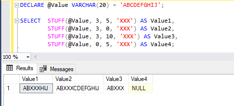 知っておくと便利な関数 - STUFF 1