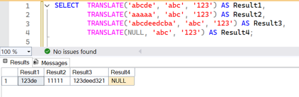 TRANSLATE 関数の使い方と REPLACE 関数との違い 2