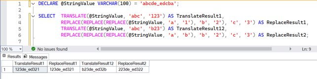 TRANSLATE 関数の使い方と REPLACE 関数との違い 8